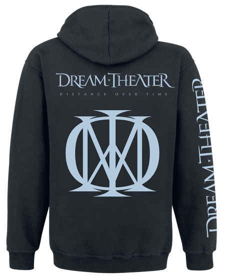 Sweat-shirt zippé à capuche  de Dream Theater - Distance Over Time - S à XXL - pour Homme - noir - Dream Theater - View 2