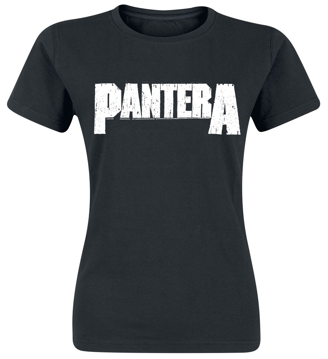 T-Shirt Manches courtes  de Pantera - Logo - S à XXL - pour Femme - noir - Pantera
