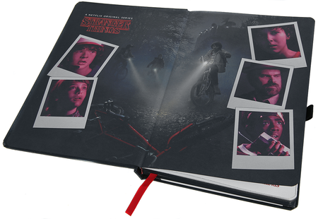 Bureau, Carterie & Emballage  de Stranger Things - VHS - Carnet Premium - pour Unisexe - noir/blanc - Stranger Things - View 2