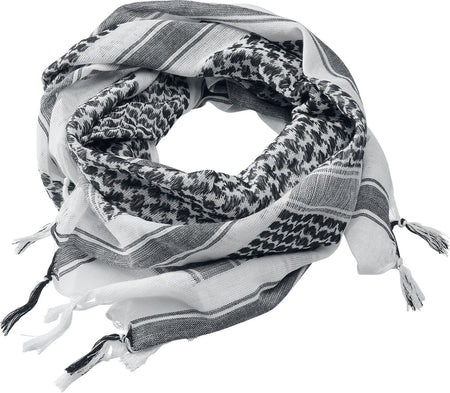 Écharpe  de Brandit - pour Unisexe - blanc/noir - Brandit