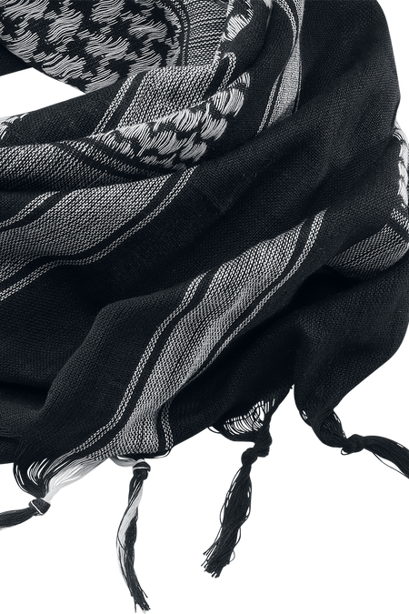 Écharpe  de Brandit - Shemag - Foulard - pour Unisexe - noir/blanc - Brandit - View 2