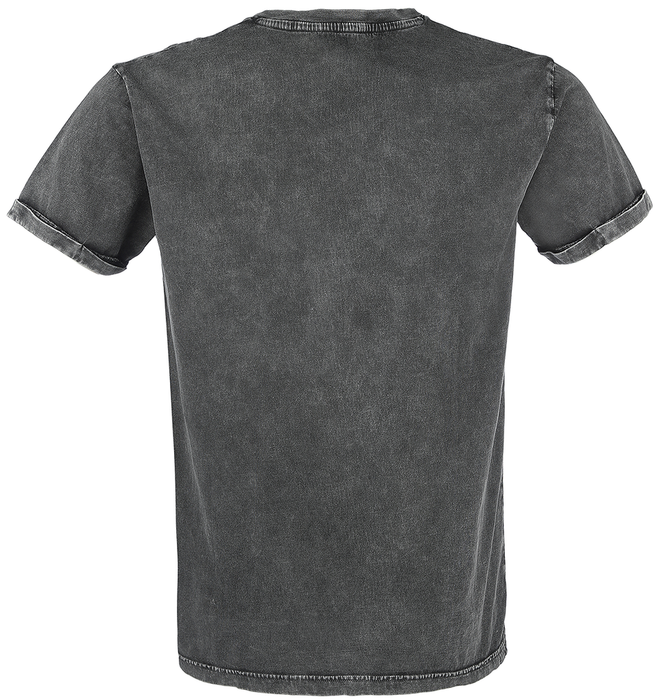 T-Shirt Manches courtes  de Black Premium by EMP - Heavy Soul - S à 7XL - pour Homme - gris - Black Premium by EMP - View 2