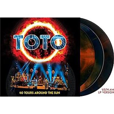 40 Tours Around The Sun Édition Limitée Vinyle Bleu et Orange - Front Cover