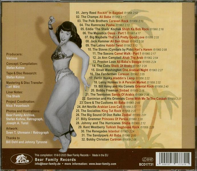 Destination Desert - 33 Oriental Rock N' Roll Treasures - Front Cover