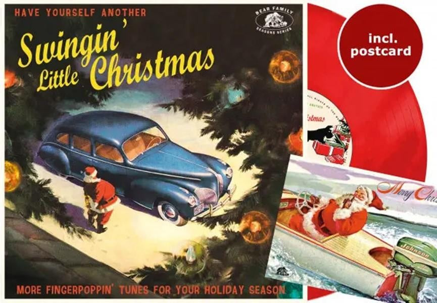HAVE YOURSELF ANOTHER SWINGIN LITTLE CHRISTMAS/VINYLE ROUGE/INCLUS 1 CARTE POSTALE - Front Cover