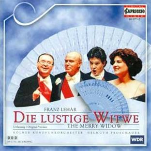 Veuve joyeuse/livret en allemand - Front Cover