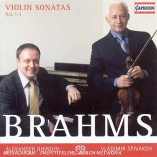 Sonates pour violon N°1 et N°3 - Super Audio cd hybride - Front Cover