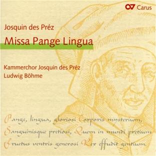 Missa pange lingua - Front Cover