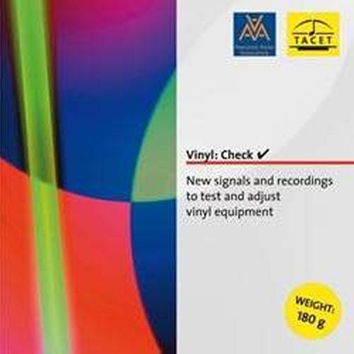 Vinyl: Check. New signals and recordings to test and adjust vinyl equipment/ [Vinyle] - Front Cover