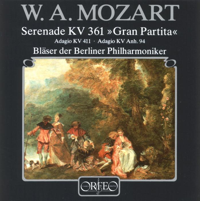 SERENADE GRAN PARTITA ET ADAGIOS - Front Cover