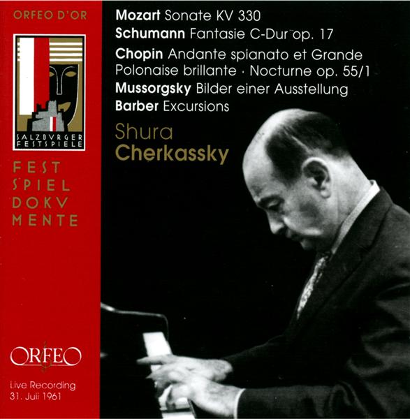 Sonate K330 - Fantaisie opus 17 - Excursions - Nocturne opus 55 - Front Cover