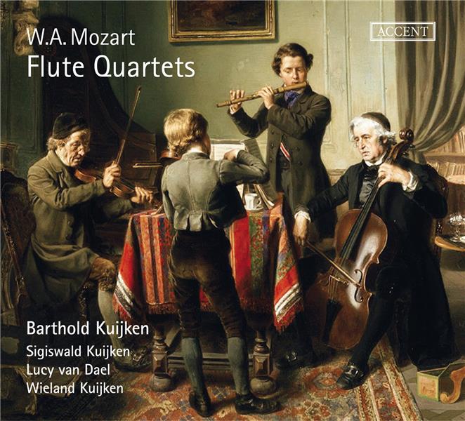 Mozart : Quatuors pour flûte - Front Cover