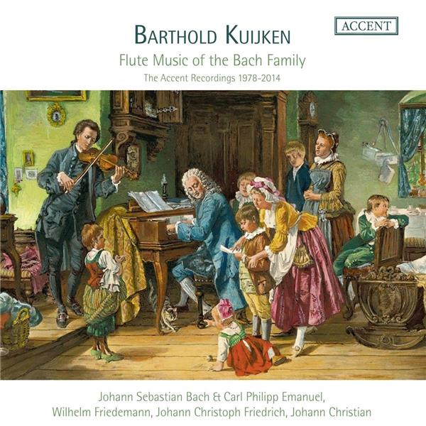 Flute music of the Bach family. The Accent Recordings 1978-2014 - Front Cover