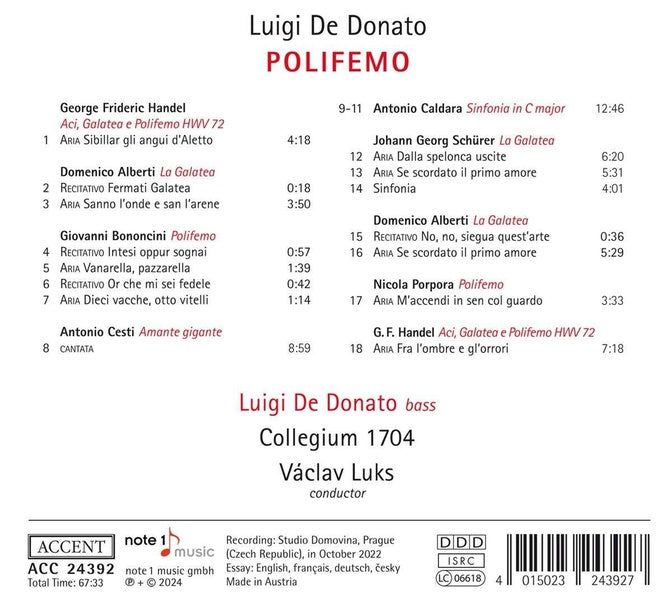 Polifemo - Front Cover