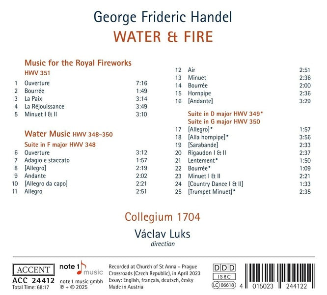 Water & Fire - Front Cover