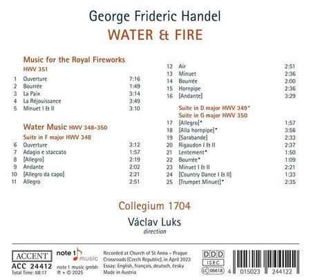 Water & Fire - Front Cover
