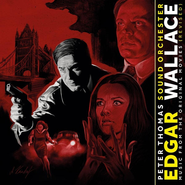 Edgar Wallace/Limited Red Vinyl - Front Cover