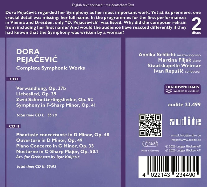 Complete Symphonic Works - Front Cover