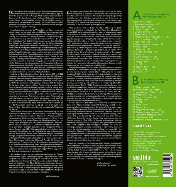 Diabelli Variations - Front Cover