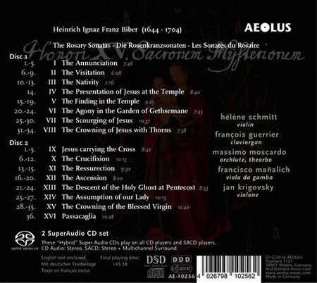 Les Sonates du Rosaire - Front Cover