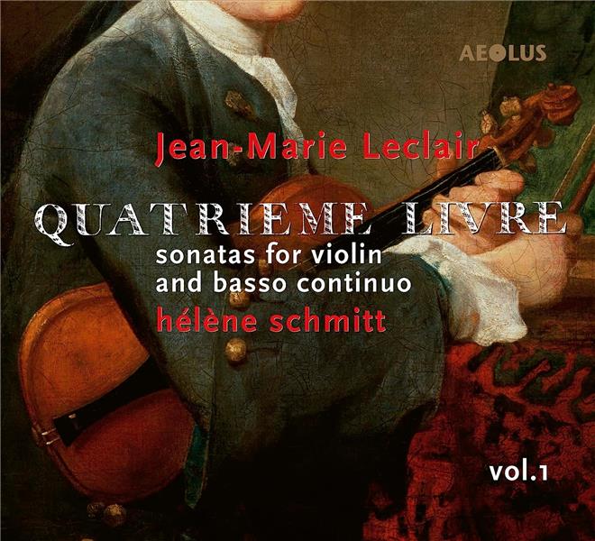 Quatrième Livre de sonates à violon seul avec la basse continue Opus 9 Volume 1 - Front Cover
