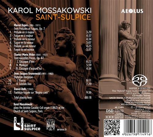 A l’orgue de Saint-Sulpice - Front Cover