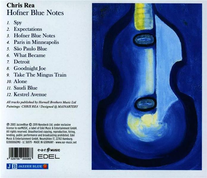Hofner blue notes - Front Cover