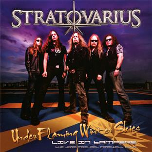 Under flaming winter skies live in Tampere - Front Cover