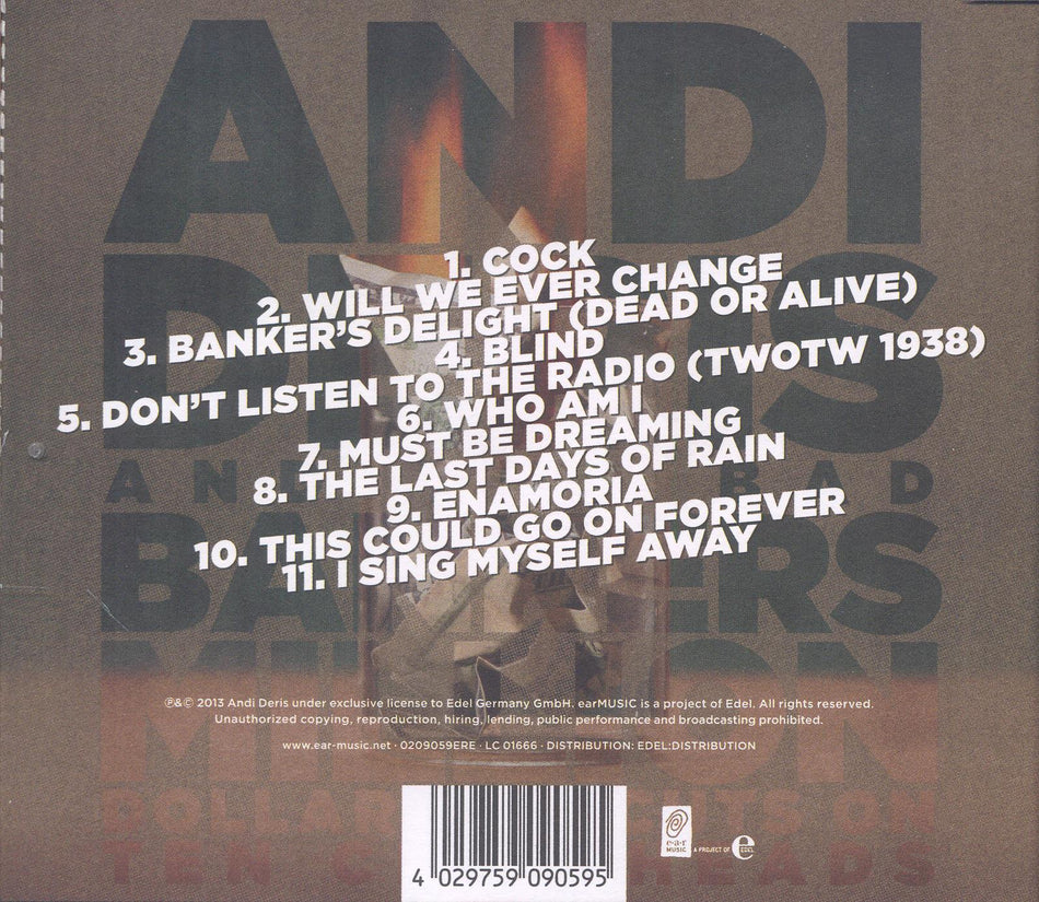 MILLION DOLLAR HAIRCUTS ON TEN - Back Cover