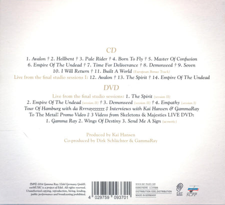 EMPIRE OF THE UNDEAD - Back Cover