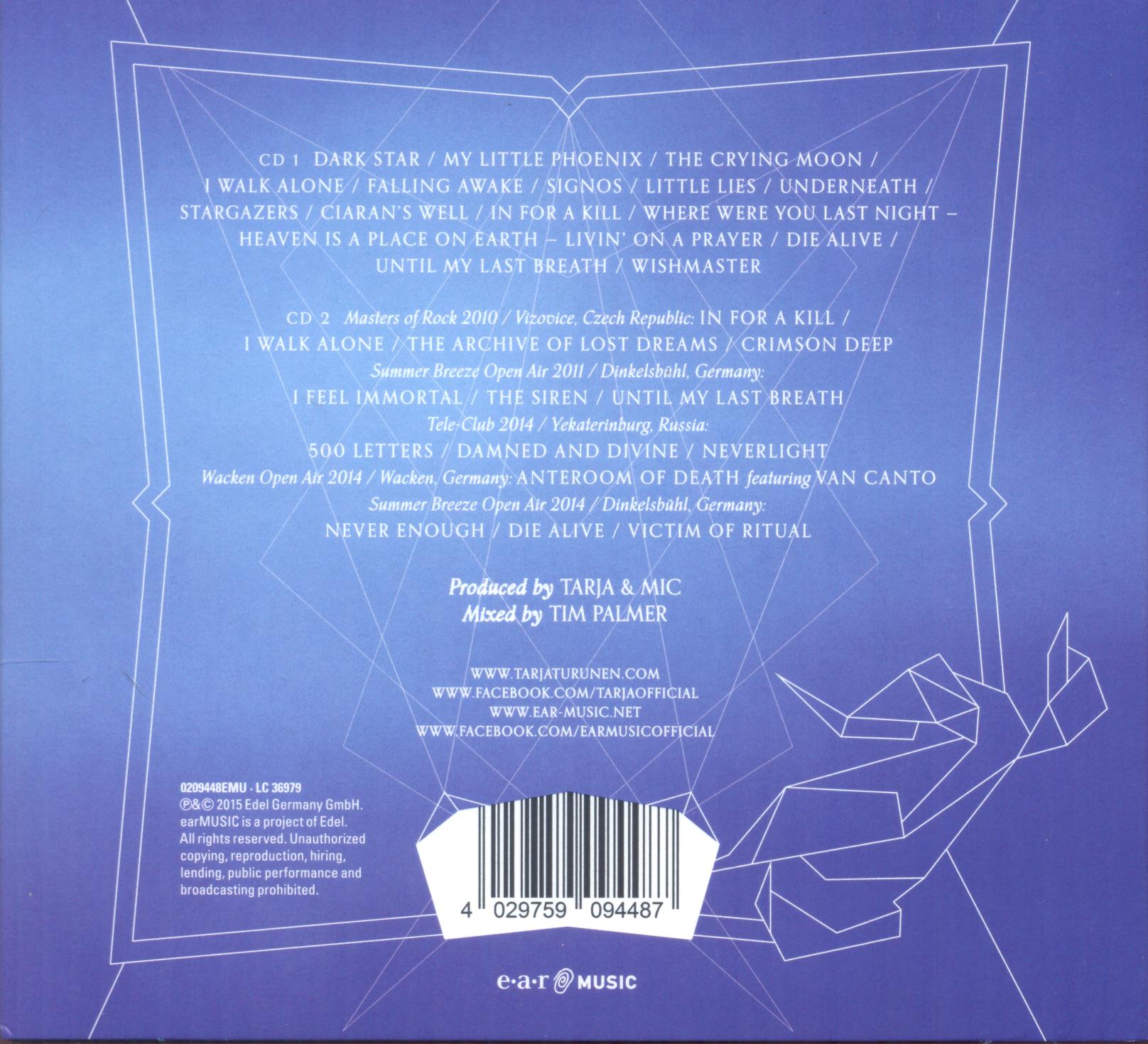 LUNA PARK RIDE - Back Cover