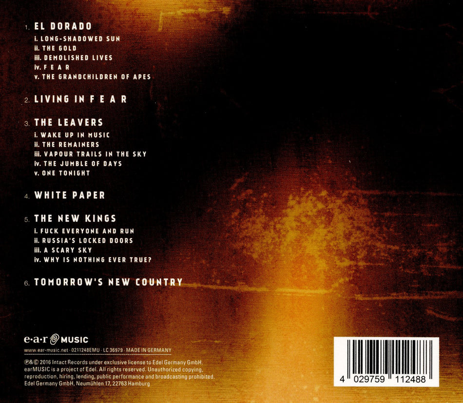 FEAR - Back Cover