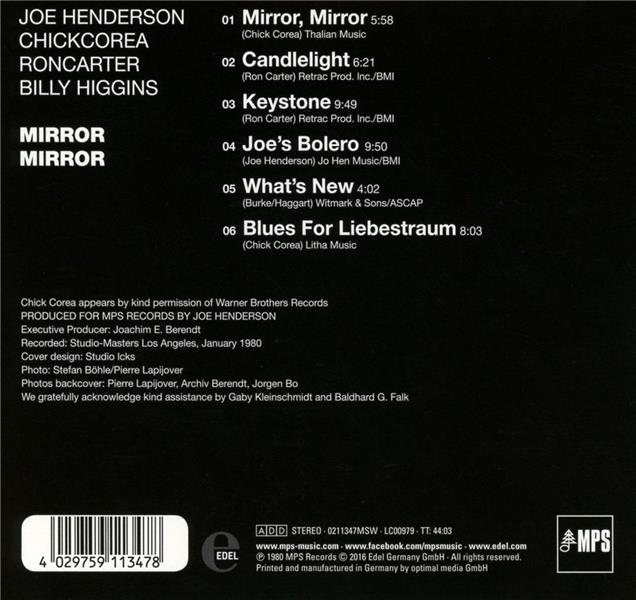 Mirror, Mirror - Front Cover