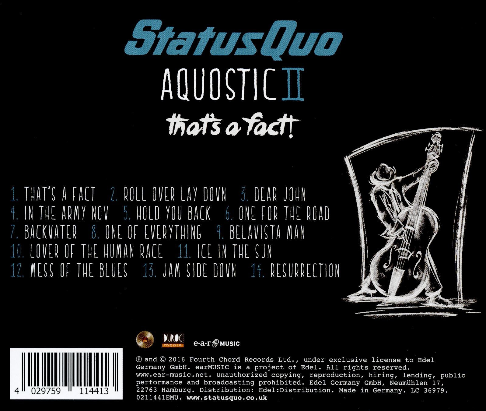 AQUOSTIC II - Back Cover