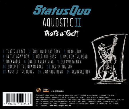 AQUOSTIC II - Back Cover