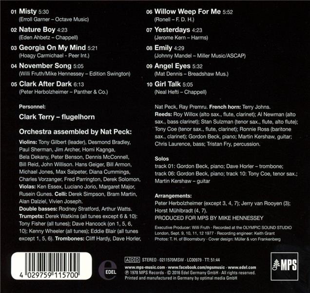 Clark After Dark (The Ballad Artistry Of Clark Terry) - Front Cover