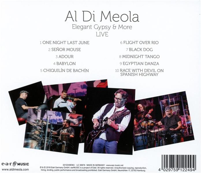 Elegant gypsy and more live - Front Cover