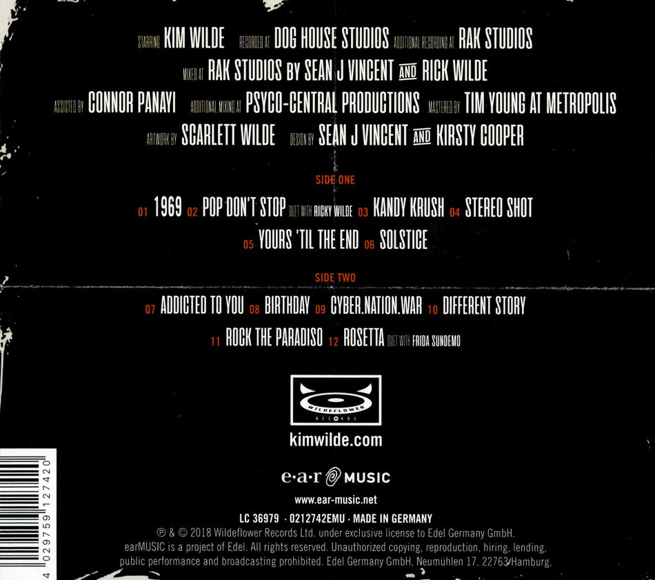 HERE COME THE ALIENS - Back Cover