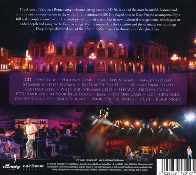 Live In Verona - Front Cover