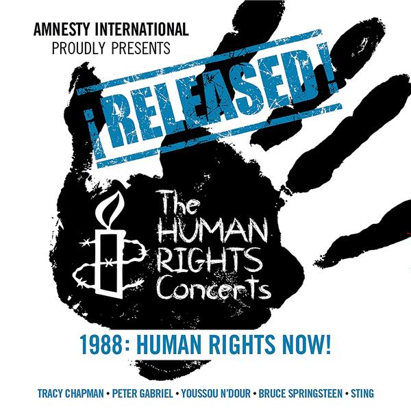 Released ! the human rights concerts - 1988: Human Rights - Front Cover