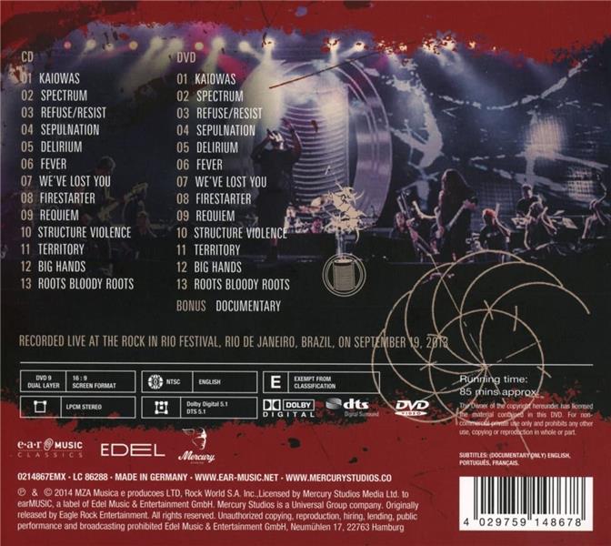 Metal Veins - Alive At Rock In Rio - Front Cover