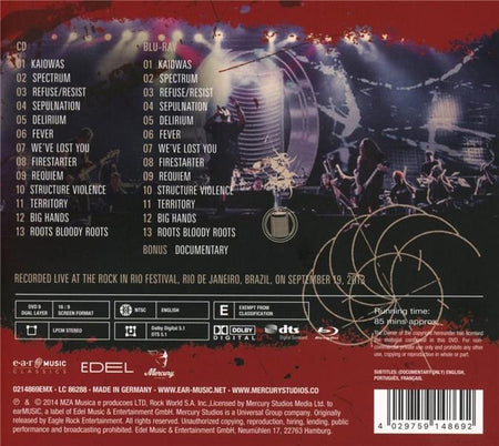Metal Veins - Alive At Rock In Rio - Front Cover