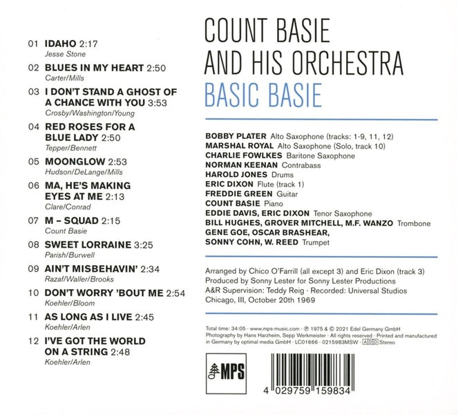 Basic Basie - Front Cover