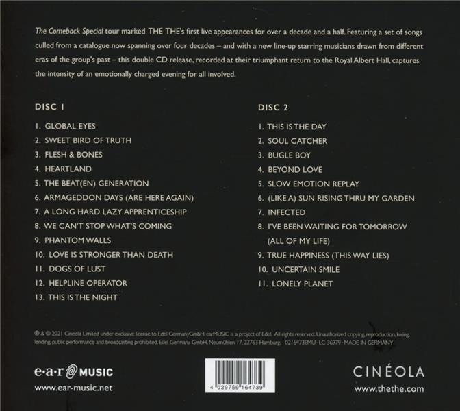 The Comeback Special - Front Cover