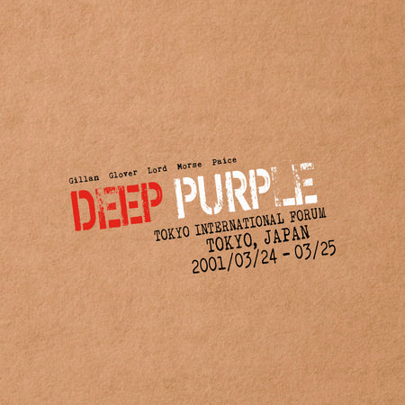 LIVE IN TOKYO 2001 - Back Cover