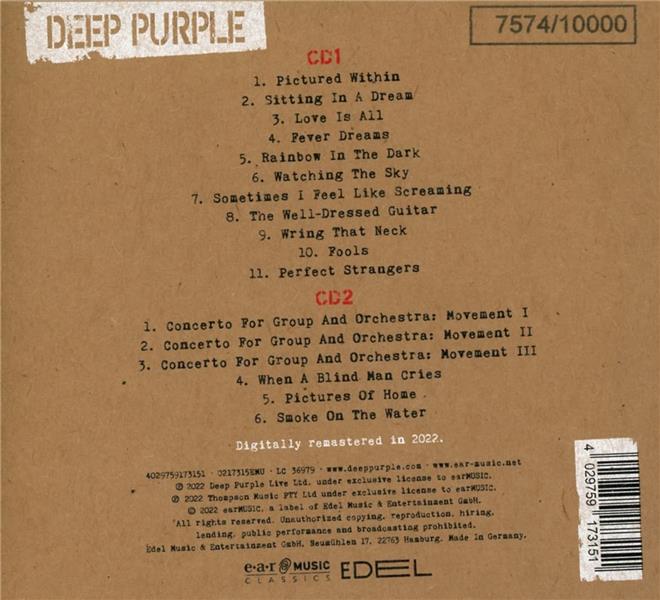 Live In Tokyo 2001 - Front Cover