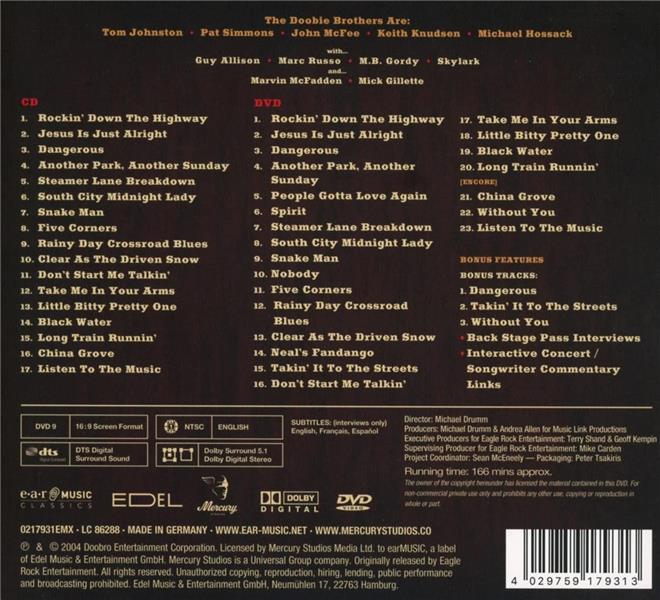 Live At Wolf Trap - Front Cover