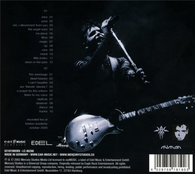 Scarred - Live Brixton Academy - Front Cover