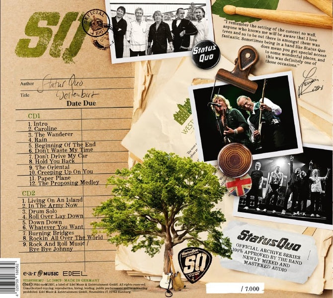 Official Archive Series Vol. 3 : Live At Westonbirt Arboretum - Front Cover