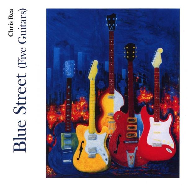 Blue street (five guitars) - Front Cover